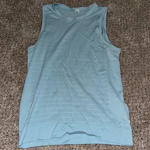 Lululemon light blue train to be tank